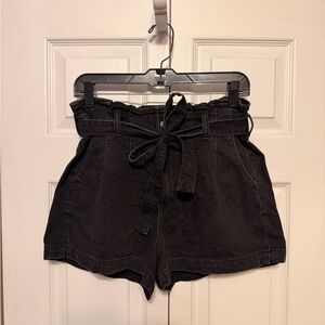 American Eagle Black Denim Shorts